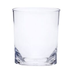 Halo - Oval Tritan Glasses Dof, 12Oz, Bpa Free Plastic Drinkware (Set of 4) - Clear