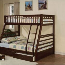 Jason - Twin Full Bunk Bed - Espresso