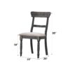 Leventis - Linen Weathered Side Chair (Set of 2) - Light Brown - Image 8