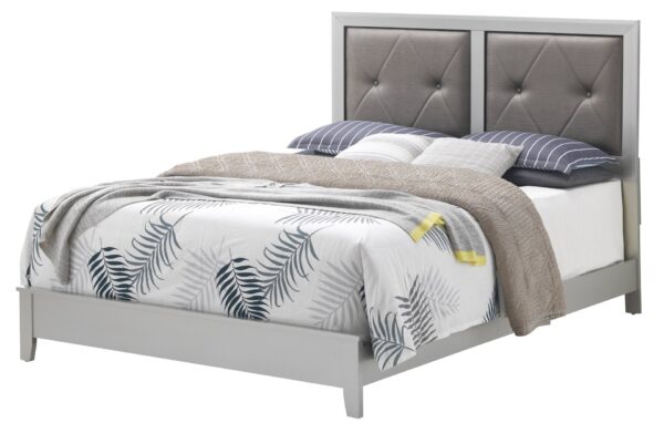 Primo - Full Bed - Silver Champagne