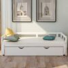 Extending Daybed With Trundle, Daybed With Trundle - White - Image 12