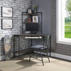Brantley - Office Chair - Antique Oak / Sandy Gray