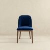 Kaitlyn - Dining Chair (Set of 2) - Brown / Navy Blue - Image 4