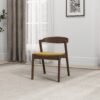 Dakota - Velvet Dining Chair (Set of 2) - Brown / Yellow - Image 10
