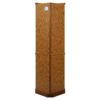 6 Shelf Lighted Corner Curio Cabinet With Adjustable Tempered Glass Shelves And Mirror Back (E26 Light Bulb Not Included) - Oak - Image 10