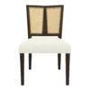 Mid Century Rattan Dining Chair Without Arms (Set of 2) - Beige / Dark Brown - Image 4