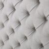 Queen Size Headboard With Button Tufting - Light Gray - Image 7