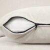 Oversized Sectional Sofa U-Shaped Sofa Couch Pull-Out Sofa Bed With Two Throw Pillows For Living Room - Beige - Image 19