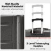 2 Piece Luggage Set With Bags Expanable Spinner Wheels ABS Lightweight Suitcase With Tsa Lock 20" / 24" - Dark Gray - Image 5