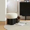Lamb Wool Seat With Barrel Pipe / Black Ash Willow - White - Image 2