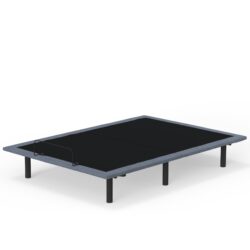 Btx4 - California King Adjustable Bed Base With Head And Foot Position Adjustment - Black / Gray