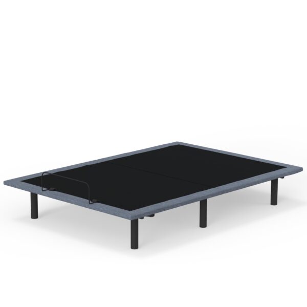 Btx4 - California King Adjustable Bed Base With Head And Foot Position Adjustment - Black / Gray
