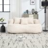 Bean Bag Sofa Lazy Sofa Comfort Lounger High Back Chair For Adults And Kids, Indoor & Outdoor - Beige - Image 8