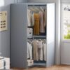Polygon - Corner Wardrobe - Gray - Image 17