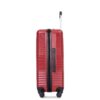 3 Piece Luggage Sets Lightweight Suitcase With Two Hooks, Spinner Wheels, (20/24/28) - Red - Image 11