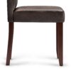 Acadian - Parson Dining Chair (Set of 2) - Distressed Brown - Image 6