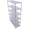 6 Tier 6000Lbs Capacity Nsf Metal Shelf Wire Shelving Unit, Heavy Duty Adjustable Storage Rack With Wheels & Shelf Liners For Commercial Grade Utility Steel Storage Rack - Chrome - Image 6
