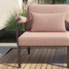 Rajni - Patio Set (2 Seats Chairs) - Black / Pink - Image 2