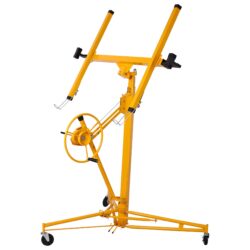 Heavy Duty Drywall Lift Panel Hoist Jack Lifter With Adjustable Height And Safety Features - Yellow