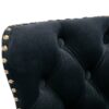 Swivel Velvet Barstools Adjusatble Seat Height, Modern Upholstered Bar Stools With Backs Comfortable Tufted For Home Pub And Kitchen Island (Set of 2) - Black - Image 9