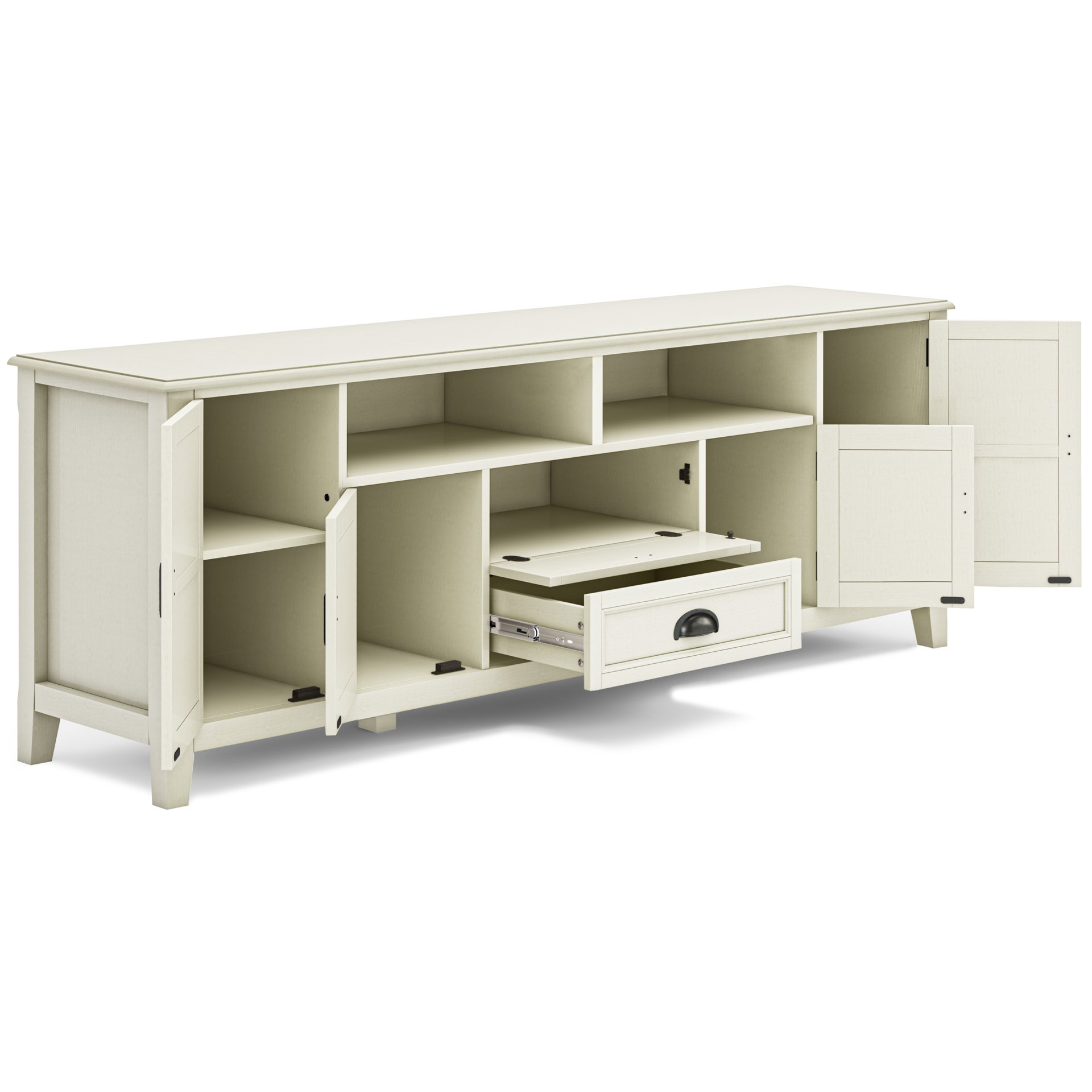 Burlington - TV Media Stand - Antique White - Image 10