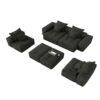 Modern Oversized Modular Sectional Sofa, Sparkling Chenille Fabric Soft Cushion Sofa With 8 Pillows, 8 Pieces Diy Combination Tufted Sofa, No Assembly Required - Black - Image 22