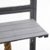 Outdoor Diy Cat House Catio With Double Enter Doors, Platforms, And Condos - Dark Gray - Image 14