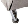 Linen Massage Chaise Lounge Indoor With Remote Control, Ergonomic Electric Massage Lounger With 5 Modes - Light Gray - Image 23