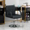 Barber Chair, Salon Chair For Hair Stylist, Stylist Chair With Heavy Duty Hydraulic Pump Adjustable Hydraulic Chair For Hair Stylist Women Man, Max Load Weight 330 Lbs - Black - Image 2