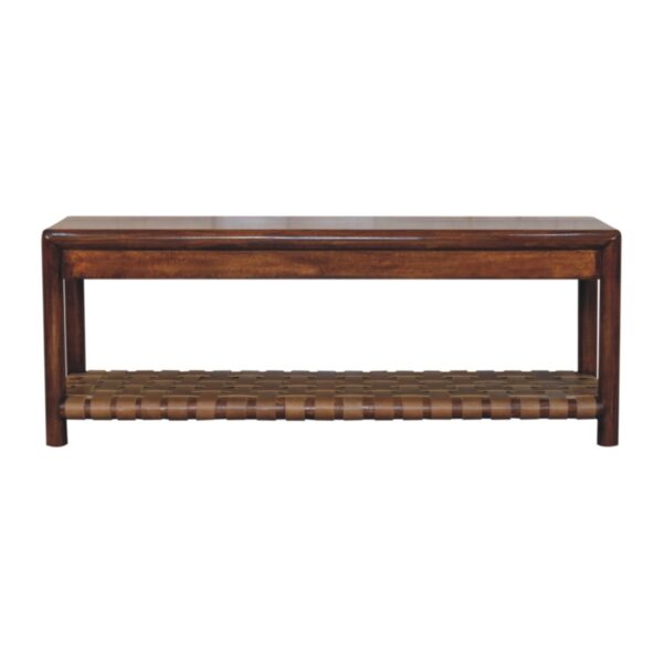 Regency - Woven Bench - Brown