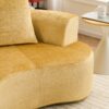 Modular Sectional Sofa With Chaise, Cloud Sectional Modern Sleeper Couch With Deep Seat, Sponge Compression Sofas - Yellow - Image 9