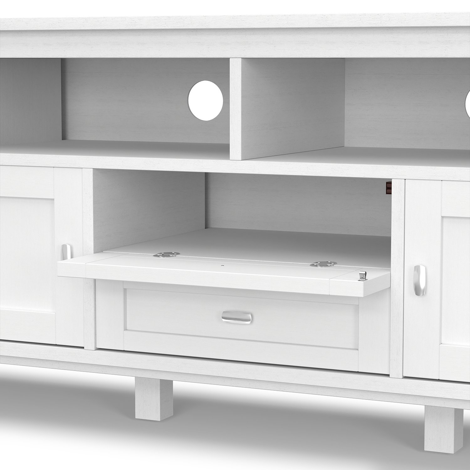 Warm Shaker - TV Media Stand - White - Image 5