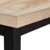 Computer Desk, Home Office, Standing, Adjustable, Laptop, Contemporary & Modern - Natural - Image 8