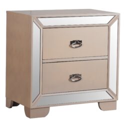 Contemporary Nightstand With Versatility - Pearl