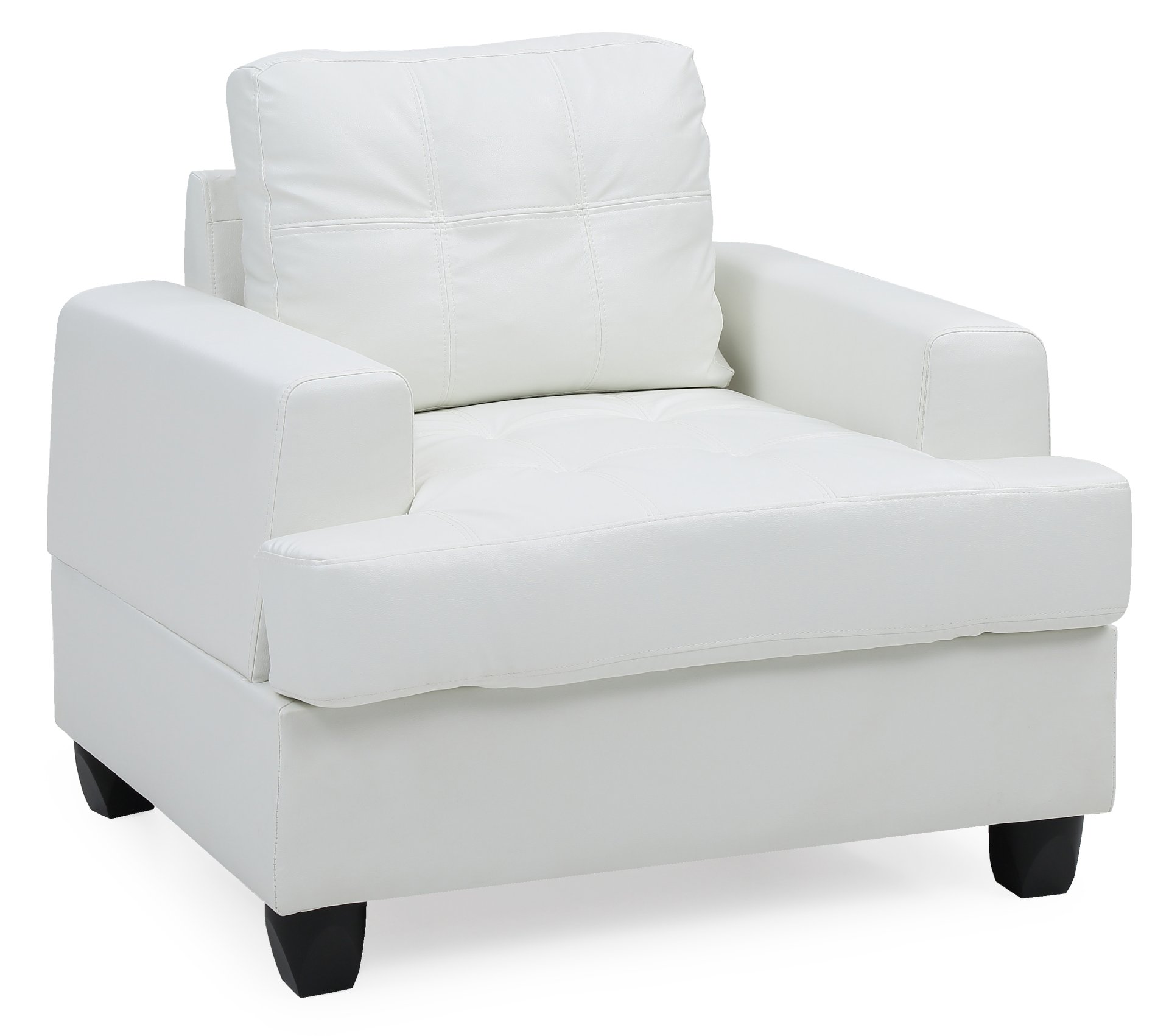 Charming Transitional Chair - White - Image 2