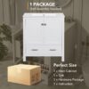 Bathroom Vanity With Single Sink, Combo Cabinet Undermount Sink, Bathroom Storage Cabinet With Two Doors And A Drawer, Soft Closing, Multifunctional Storage, Solid Wood Frame - White - Image 9