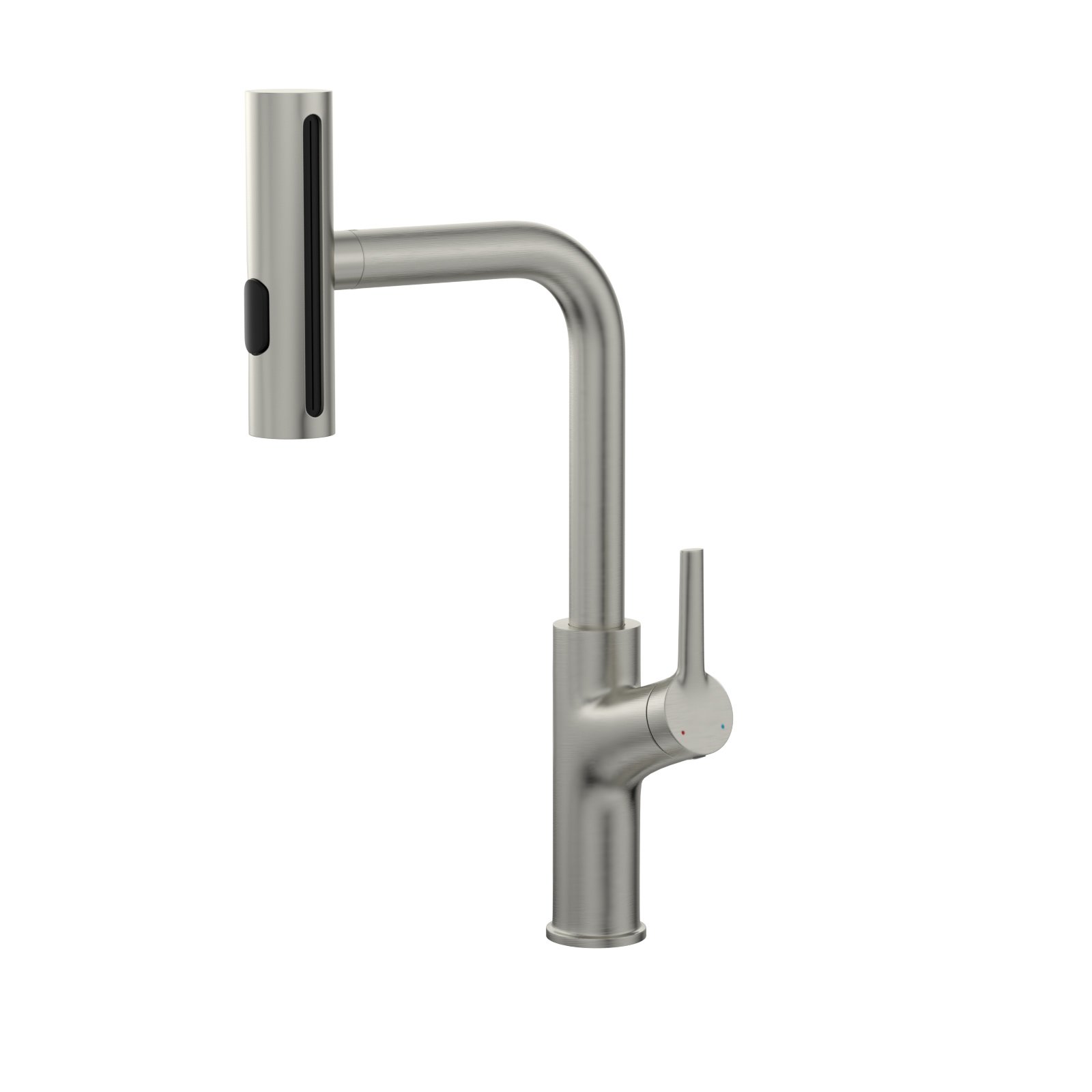 30" Single Bowl Drop In Kitchen Sink With Pull Out Faucet And Soap Dispenser - Brushed Nickel - Image 14