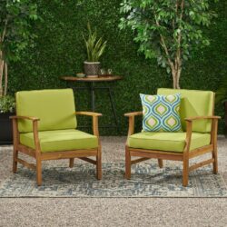 Perla - Club Chairs (Set of 2) - Green