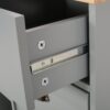 Yohaan - Contemporary Kitchen Cart With Wheels - Gray - Image 13