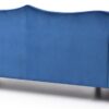 Hollywood - Upholstered Sofa Chaise - Navy Blue - Image 3