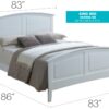 King Bed - White - Image 5