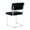 Modern Luxury Dining Chair With Metal Legs And Bow Design (Set of 4) - Black - Image 12