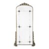 Antique Arched Mirror With Metal Frame, Full Length Mirror For Living Room Bathroom Entryway - Gold - Image 2