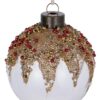 Christmas Ball Ornaments, Decorative Hanging Ball Christmas Tree Ornaments For Holiday Party Decorations (Set of 6) - Multi - Image 7