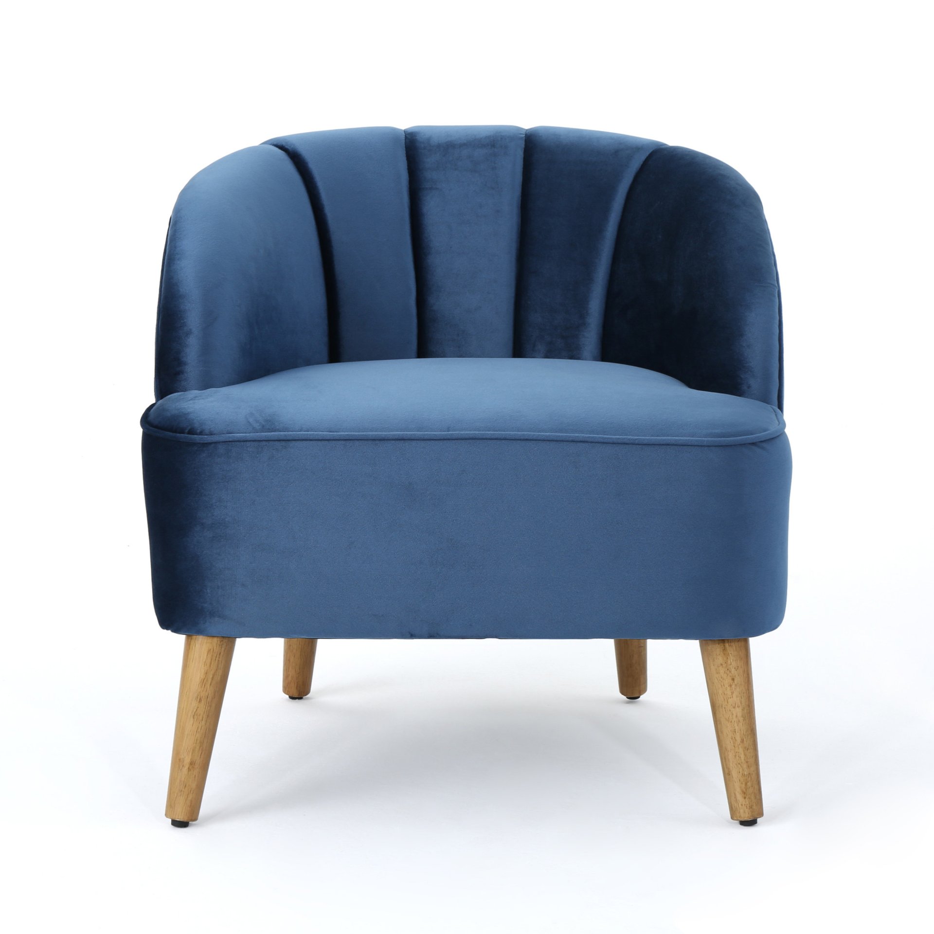 Accent Chair, Club Armchair, Modern Reading Chair - Antique Navy Blue - Image 5