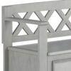 Amherst - Entryway Storage Bench - Fog Gray - Image 8