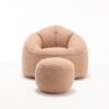 Bedding Bean Bag Sofa Chair High Pressure Foam Bean Bag Chair Adult Material With Padded Foam Padding Compressed Bean Bag With Footrest - Tan - Image 24