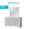 Madison - Dresser - Silver Champagne - Image 8
