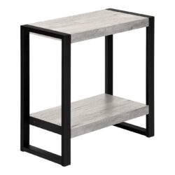 Accent Table, Side Industrial - Gray