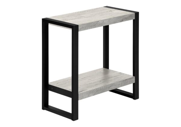 Accent Table, Side Industrial - Gray